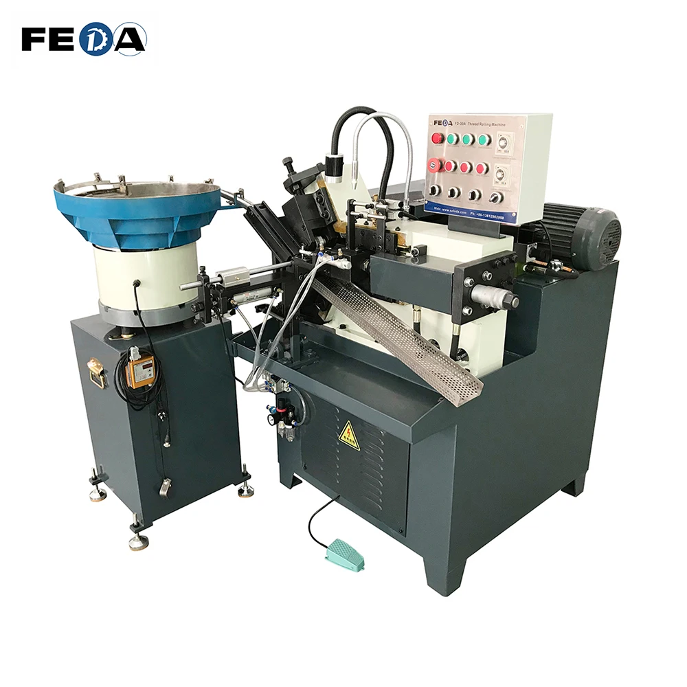 FEDA FD-30A automatic crossbow bolts nut making equipment thread rolling machine