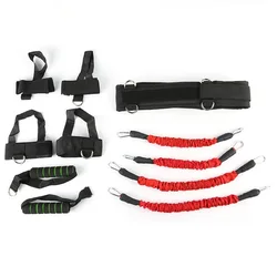 11PCS Resistance Bands Stretching Strap Set For Leg Waist Bouncing Training Tools For Boxing Training Latex Resistance Bands