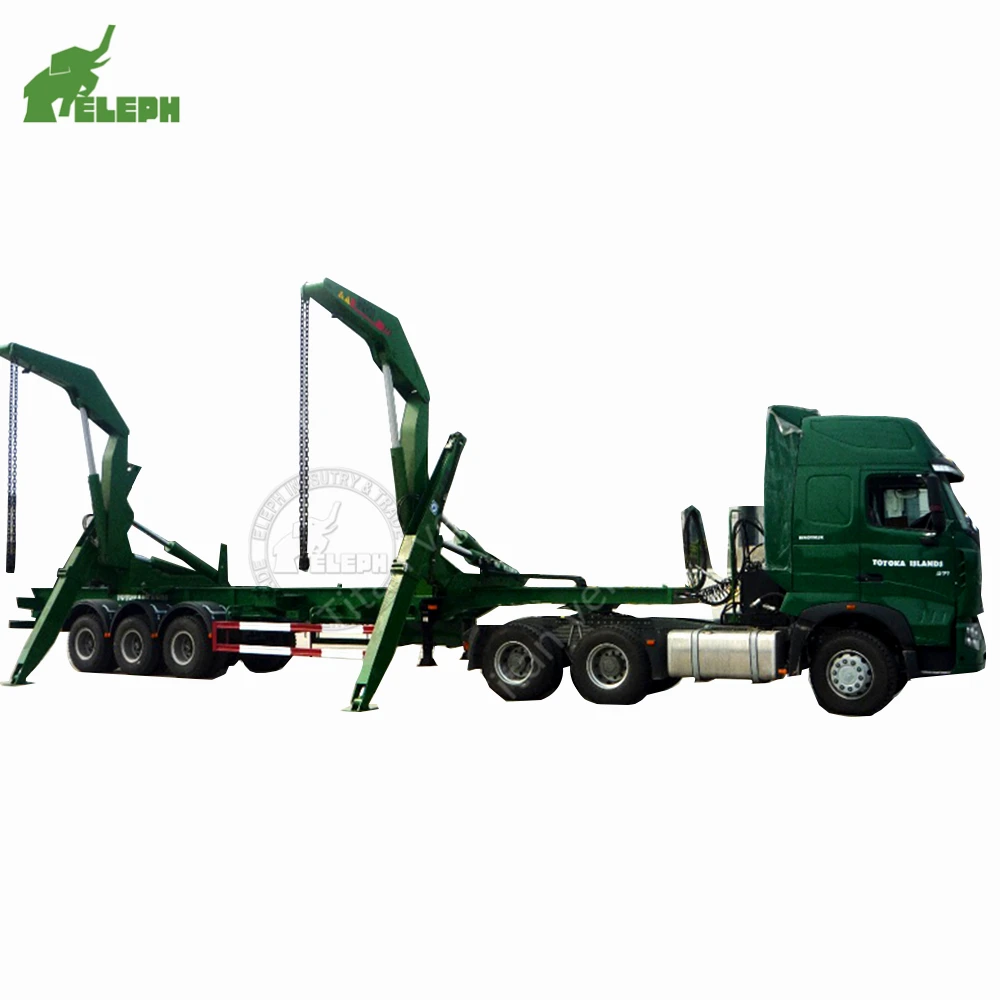 Container Trailer 20ft 40ft Container Lifter Chassis Self Loading Trailer