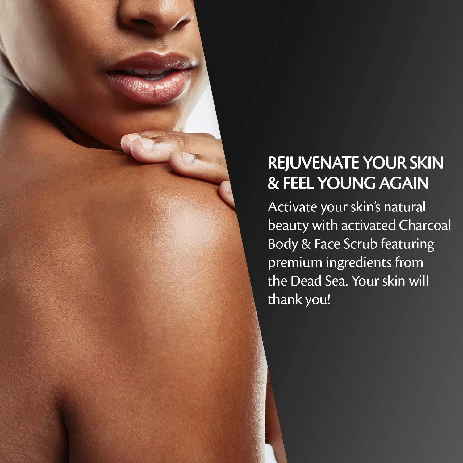 
NATURALS COLLAGEN STEM CELL GENTLE EXFOLIATOR FACE BOOTY BUMP ERASER BEST SHOWER SCRUB MEN WOMEN CHARCOAL EXFOLIATING BODY SCRUB 