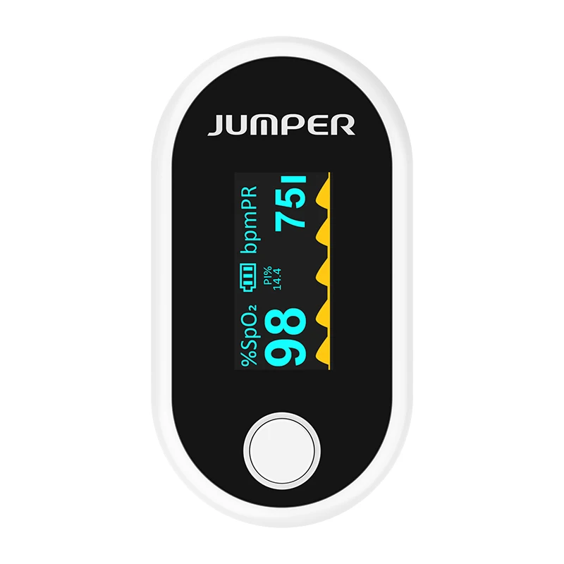 JUMPER SPA11 TFT Screen Spo2 Oxy Blood Oxygen Fingertip Pulse Oximeter Test Handheld Digital Oximetro