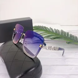 Солнцезащитные очки Shades без оправы 2021 Роскошные модные женские солнцезащитные