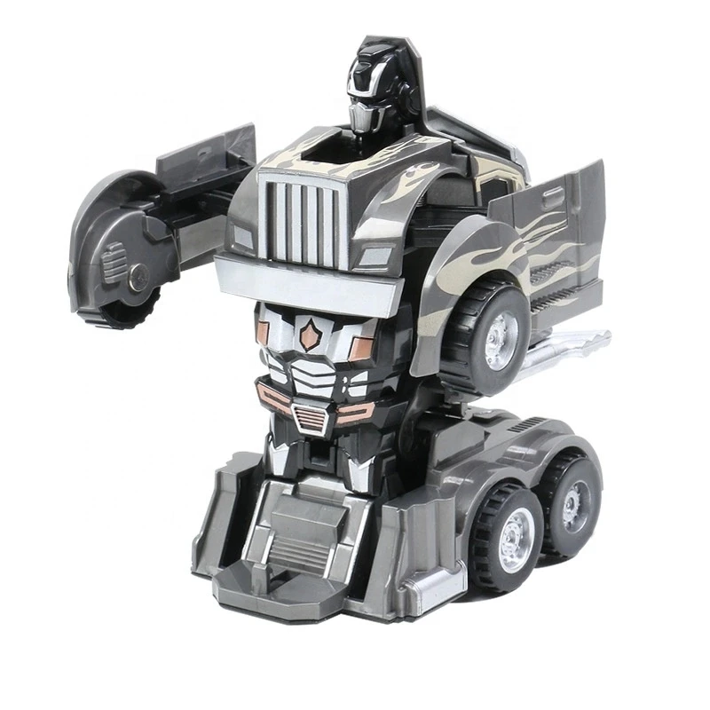 
Hot sale cheap mini plastic strike changed transformed robot kids baby car toy 