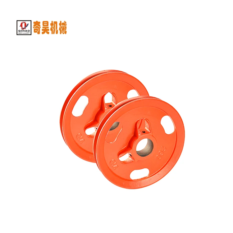 Professionally Manufactured Cast Iron Belt Pulley Smooth Running Multi Groove Pulley
