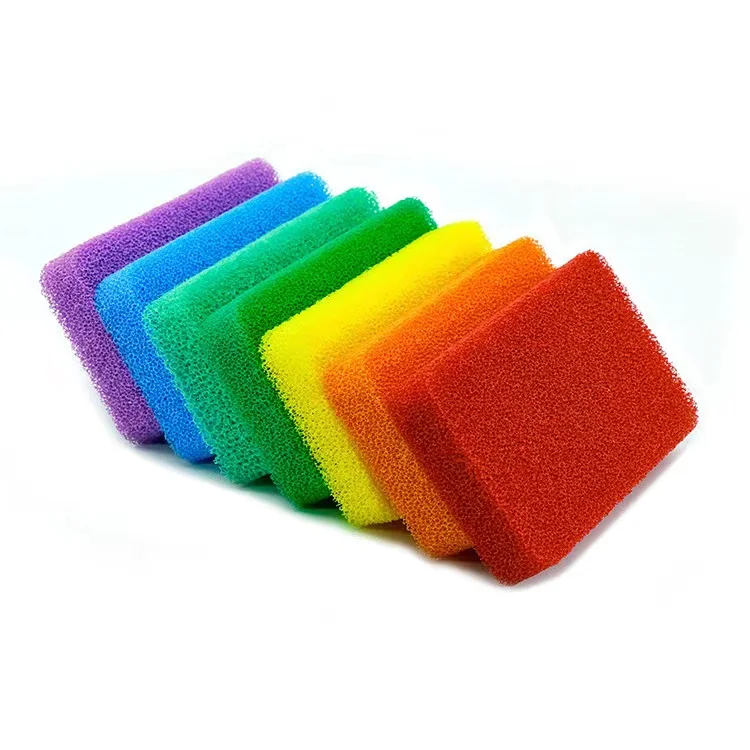 Горячая Распродажа, кухонная Чистящая био-силиконовая сетчатая фильтрующая губка, прочный материал, скраб с открытыми ячейками, полиуретановая пена для очистки