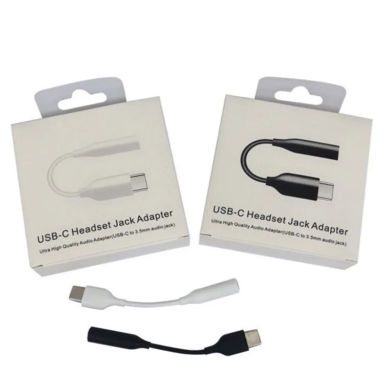 Wholesale For Samsung note 10 Type-C to 3.5mm Earphone adapter usb 3.1 AUX audio Jack 0.5m headphone converter