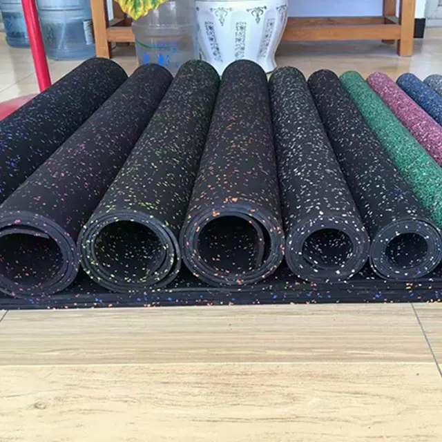 Wholesale Gym Rubber Rolls Roll Mats 6mm for Gym Flooring