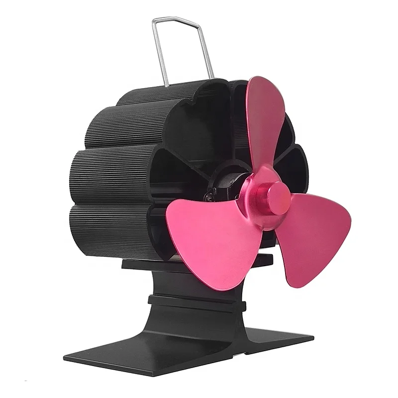 Mini Heat powered Stove Fan 3-Blade Fireplace Eco-friendly fan