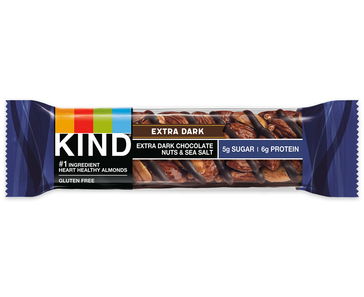 Delicious Food KIND Snacks Extra Dark Chocolate Nuts And Sea Salt Nut Bar Chocolate Snacks Made in USA for Halal OEM Box Packing