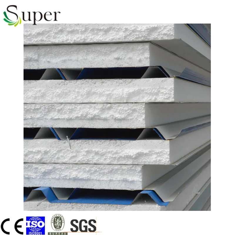 
Low cost roofing materials 0.5mm steel surface eps sandwich panel 