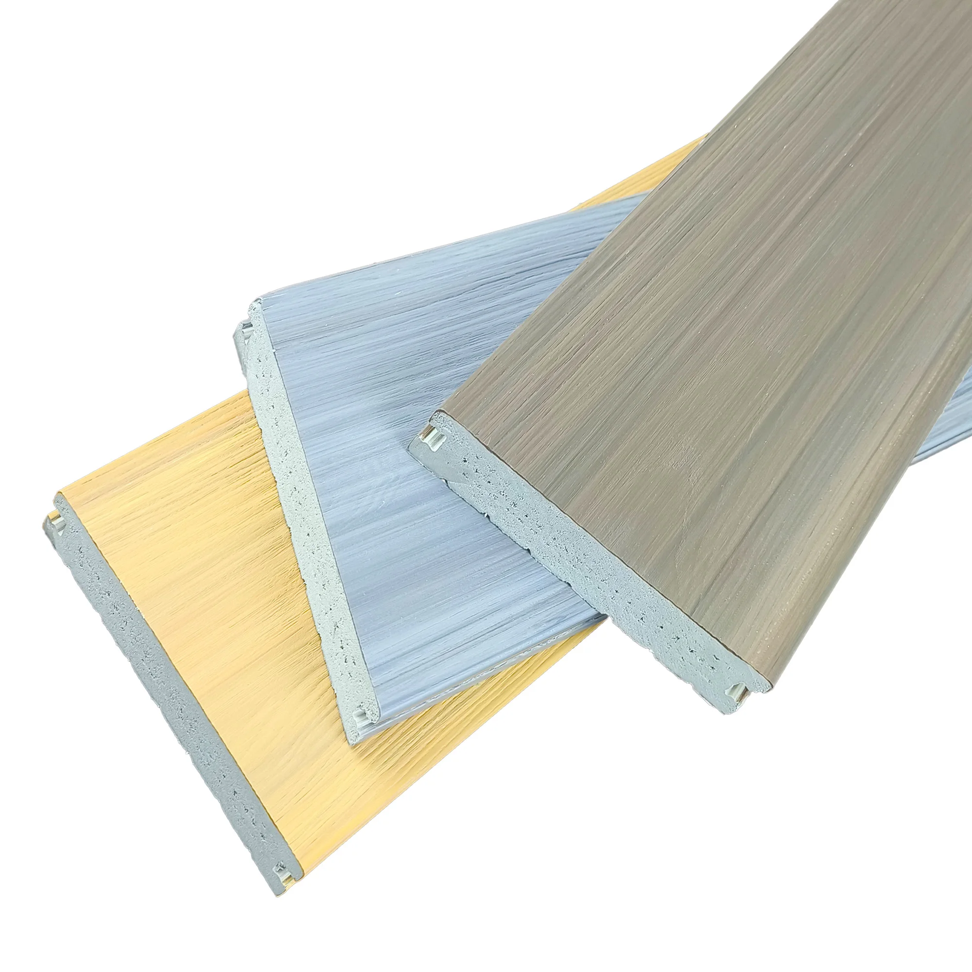 Dimensionally stable ASA co extrusion layer plastic composite pvc foam floor decking