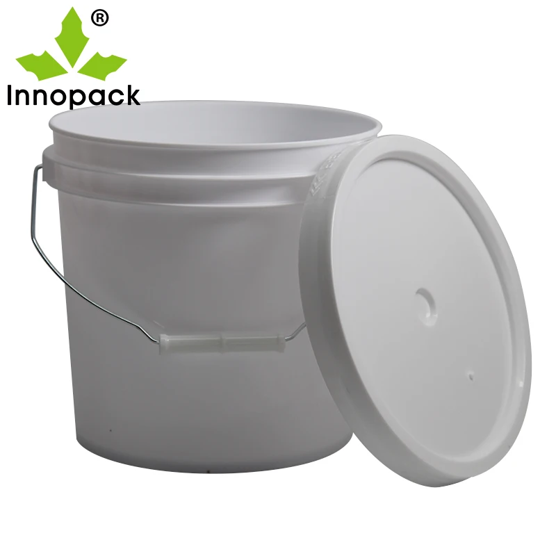 
2 gallon plastic paint bucket with lid plastic pails for coating 