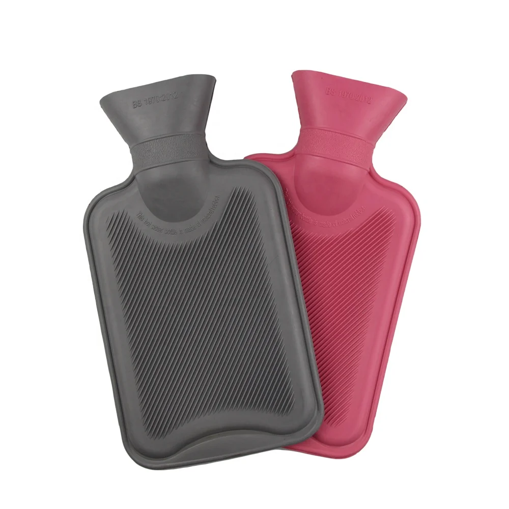 hot selling winter warm hot-water bag high quality classic rubber thermos heat therapy hot water bag bottle hand warmer pack