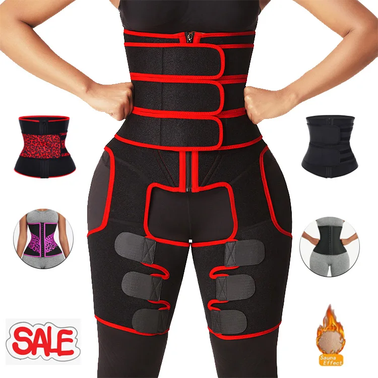 Custom Logo Fitness Wear Double Belt Waist Trainer Latex Compression Women Fat Tummy Trimmer Control Girdle Adults Rubber Thick