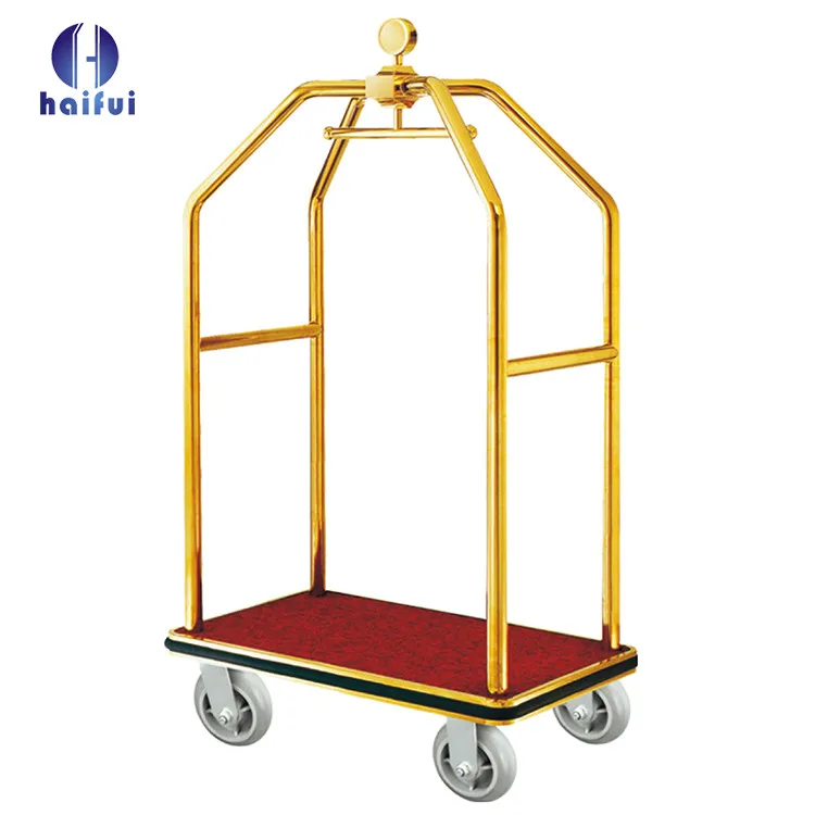Тележка Bellman из нержавеющей стали для использования в отеле курорте квартире багажная тележка багажа