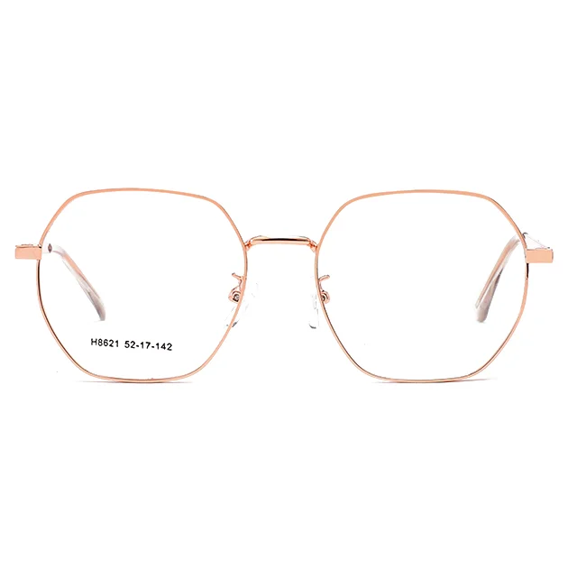 2023 fashional women  metal optical frames round shape