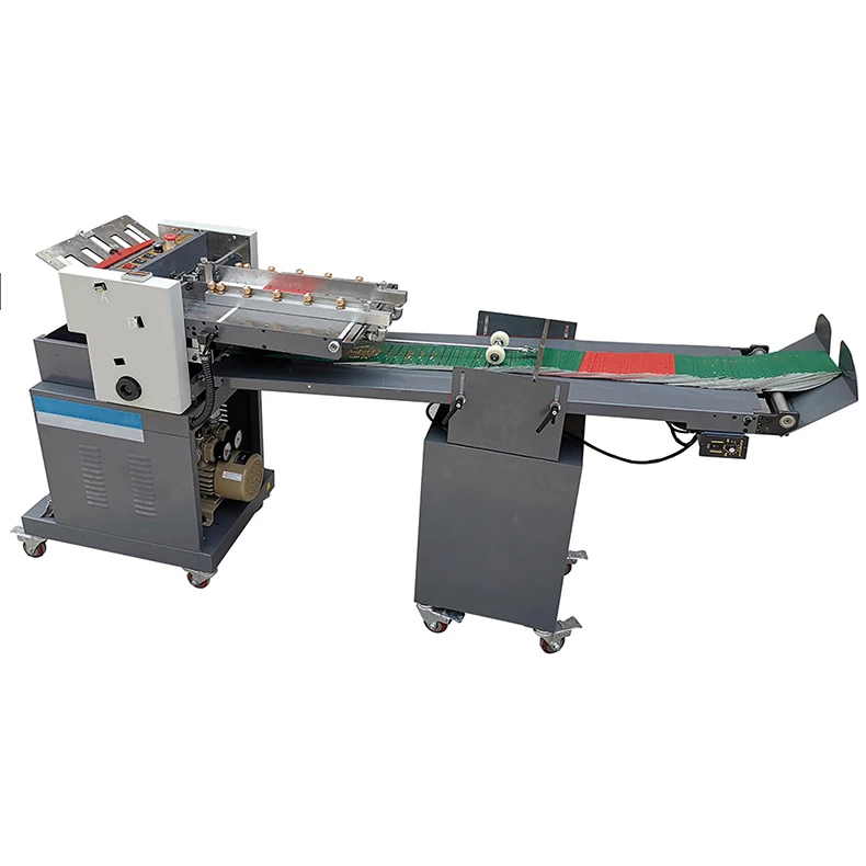 Special Greeting Card Machine Fold in Half Press Double Line Book Cover Paper Folding YT382KP air Suction Feeding
