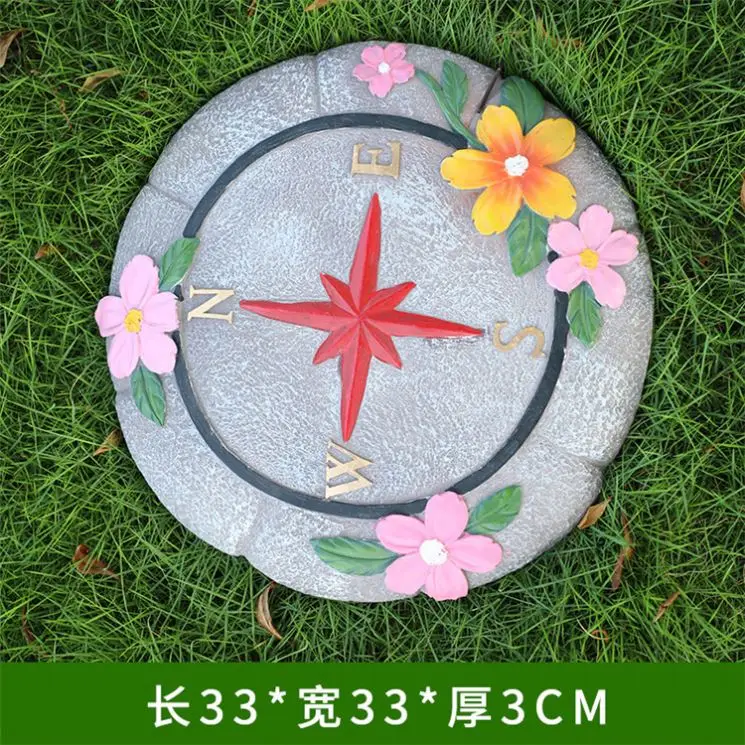 
Resin Garden Outdoor Stepstone Decoration Design Villa Courtyard Anti-skid Jewelry Courtyard 
