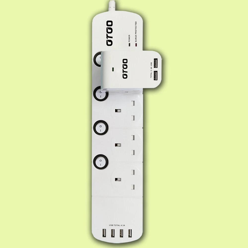 OEM ODM Extension Lead Vertical Power Outlet Dubai HK Socket