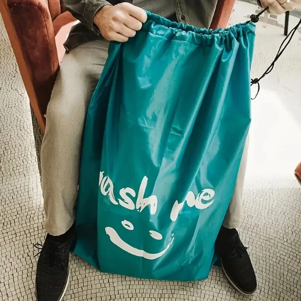 Travel Laundry Bag, Dirty Clothes Organizer, Large Versatile Drawstring Pouch
