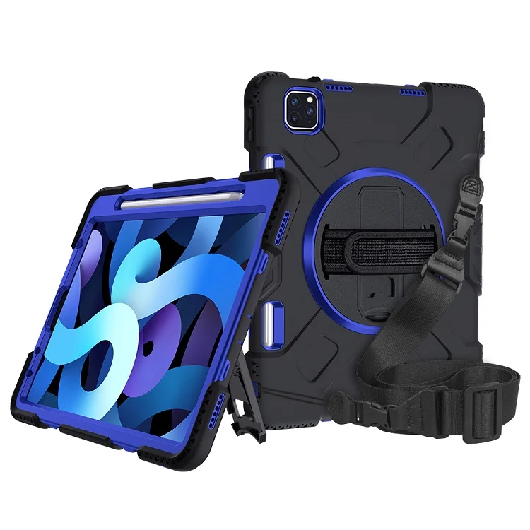 Silicone Rubber Tablet Cover Casing for iPad 10.9 inch Air 4 Stand Case for iPad pro 11 inch 2nd Gen Cover