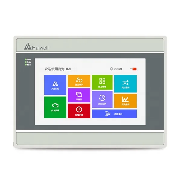 
7inch Haiwell Human machine interface HMI for mask production 
