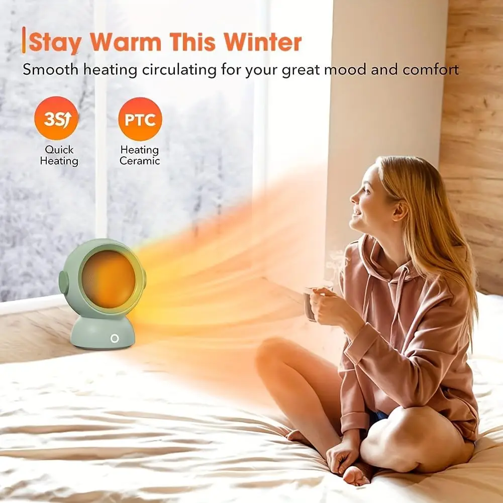 500 watt micro electric portable  mini 12 volt small warmer electric fan heater