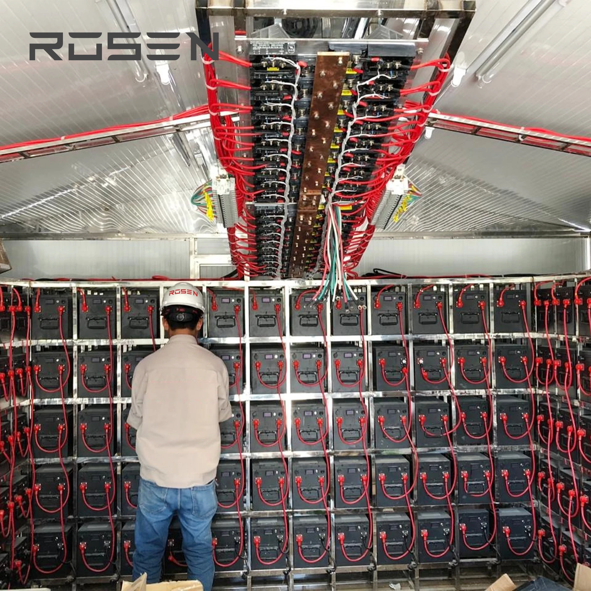 Литий-ионная батарея 10 кВтч Rosen Lifepo4 48 В 200 ач настенная солнечная