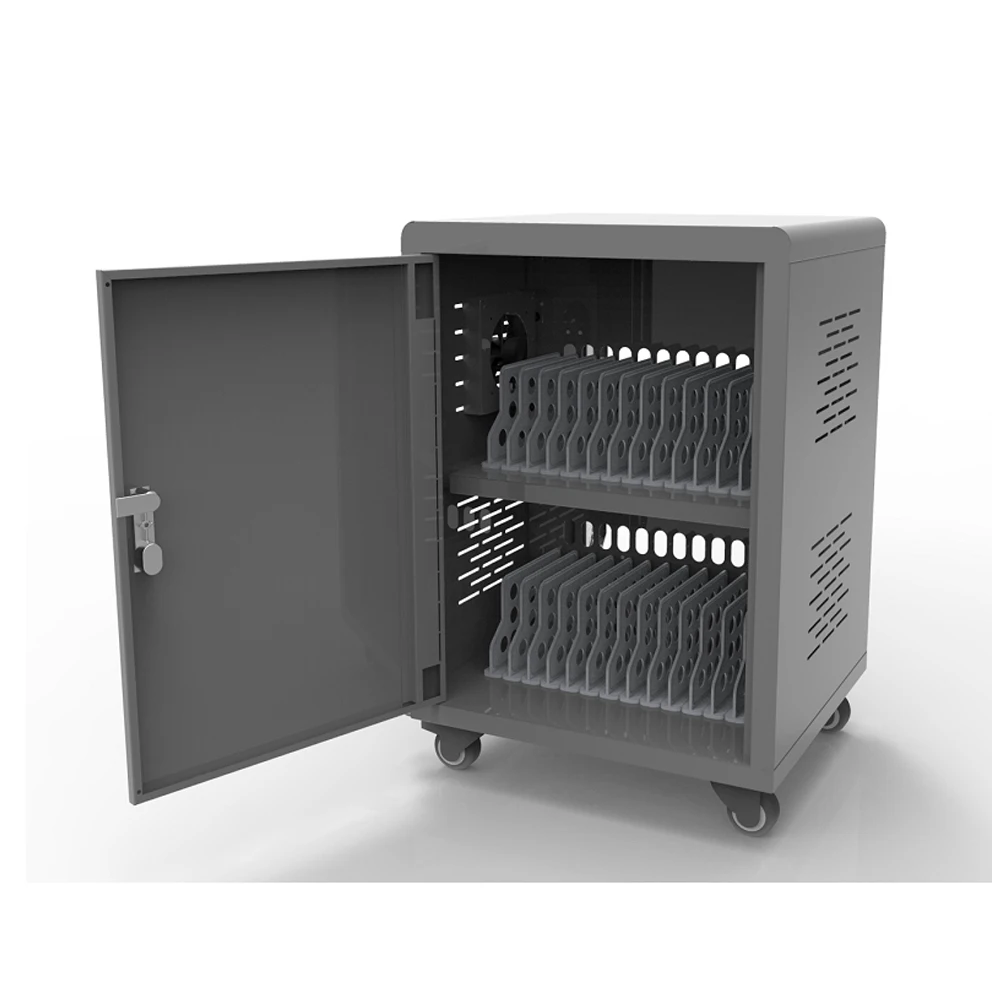 office mobile charging locking cabinet for iPad and laptop