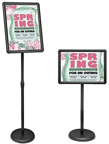 Полированная алюминиевая напольная стойка, алюминиевая вывеска, стойка для вестибюля отеля