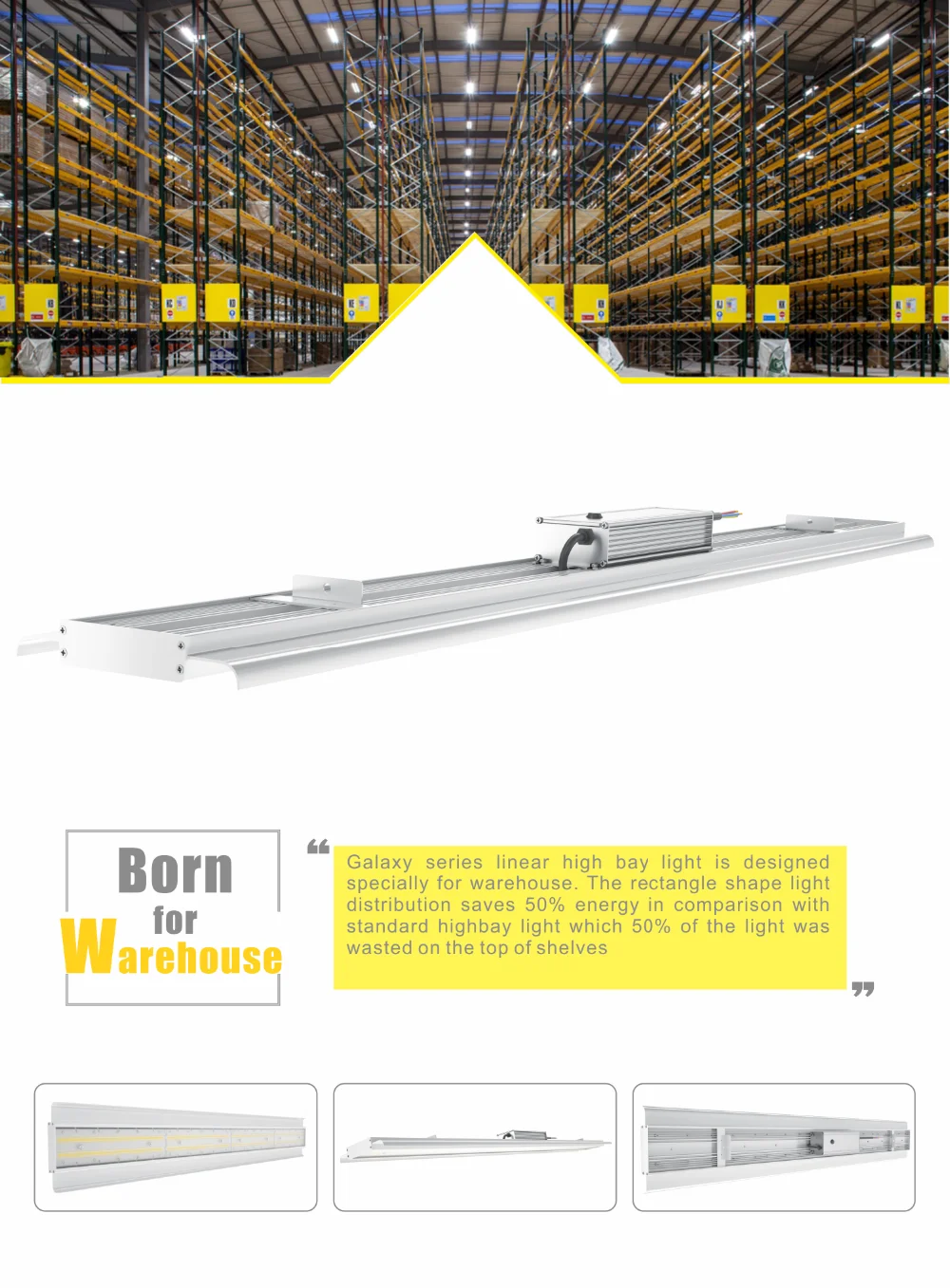 Linear High Bay Light Seamless Connection Design Linear Suspended Lamp Office Use Led 20w Linear Pendant Light For Gym