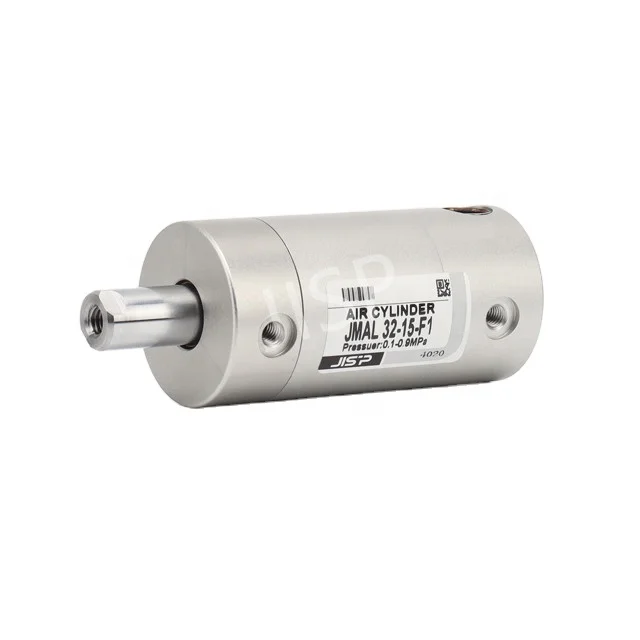 
JISP Customized MAL 32*15mm Short Stroke Round Air Cylinders Pneumatic Double Acting 