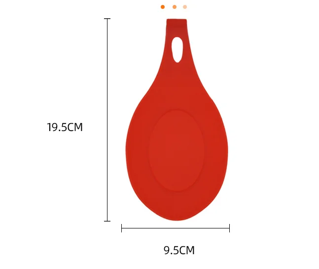 Wholesale  Silicone Spoon Holder For Spatulas Spoons Tongs Silicone Spoon Rest kitchen tool unique kitchen gadgets
