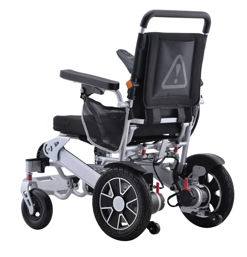 2024 Hot Sales Ultra Light Fold able Lightweight Lithium Battery Fully Auto Folding Luxury Carbon Fiber Electric Wheelchair