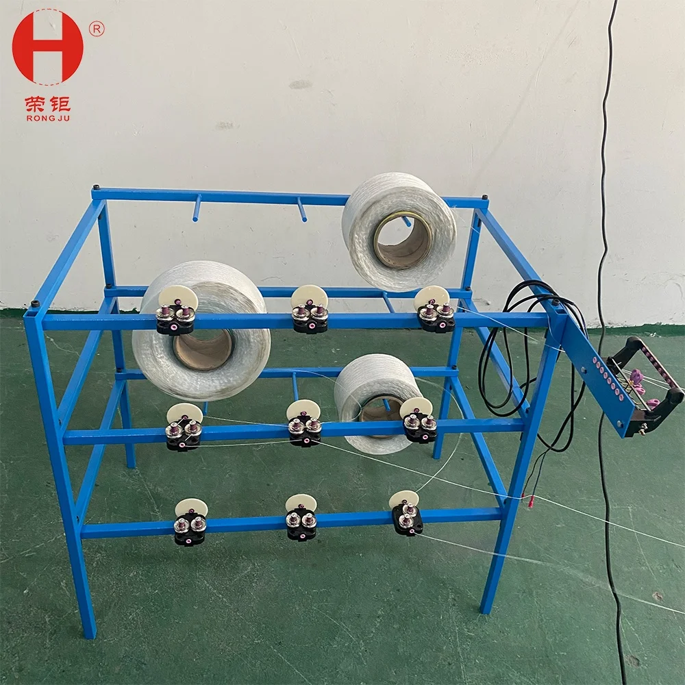2023 Taiwan imported parts HRD-858 sectional automatic beam warping machine Hi-speed sample warping machine