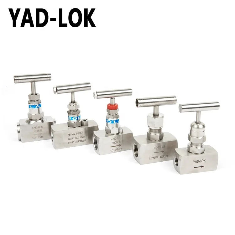 YAD-LOK Wenzhou 1/4 Npt 2000Psi Stainless Steel Needle Valve For Water