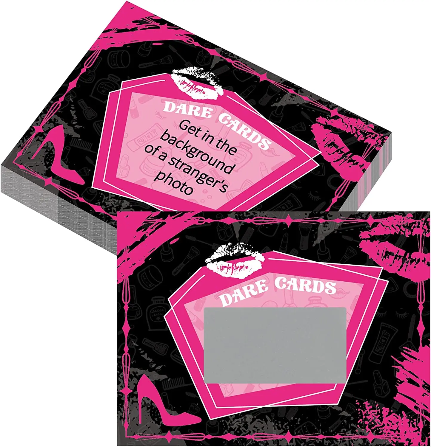 Party Dare Cards Scratch Off Cards and Scratch Off Label Night Out Scratch Off Activity Funny Dares Cards for Party Supplies