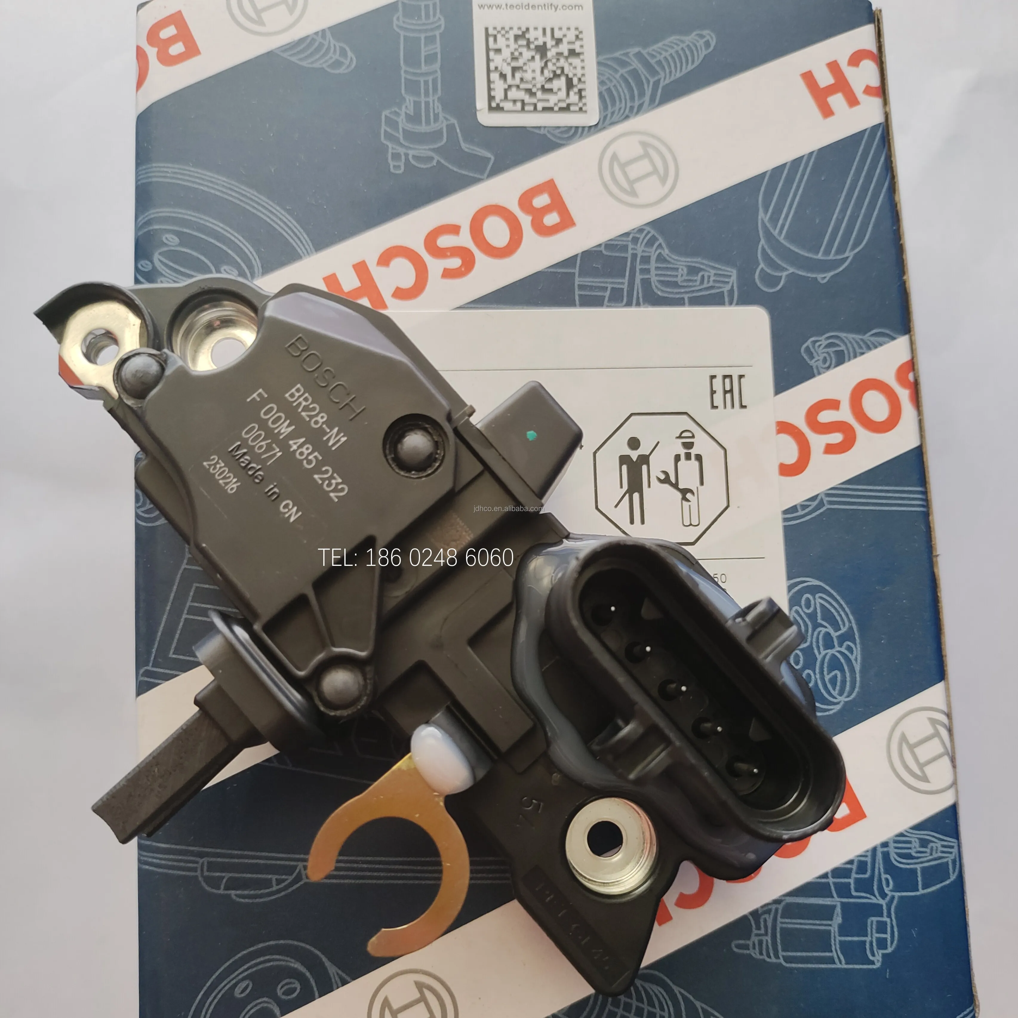 FOR BOSCH GENUINE CAR ALTERNATOR VOLTAGE REGULATOR F00M144119 F00M144124 F00M485232 24V REGULATOR FOR DAF FOR IVECO KHD