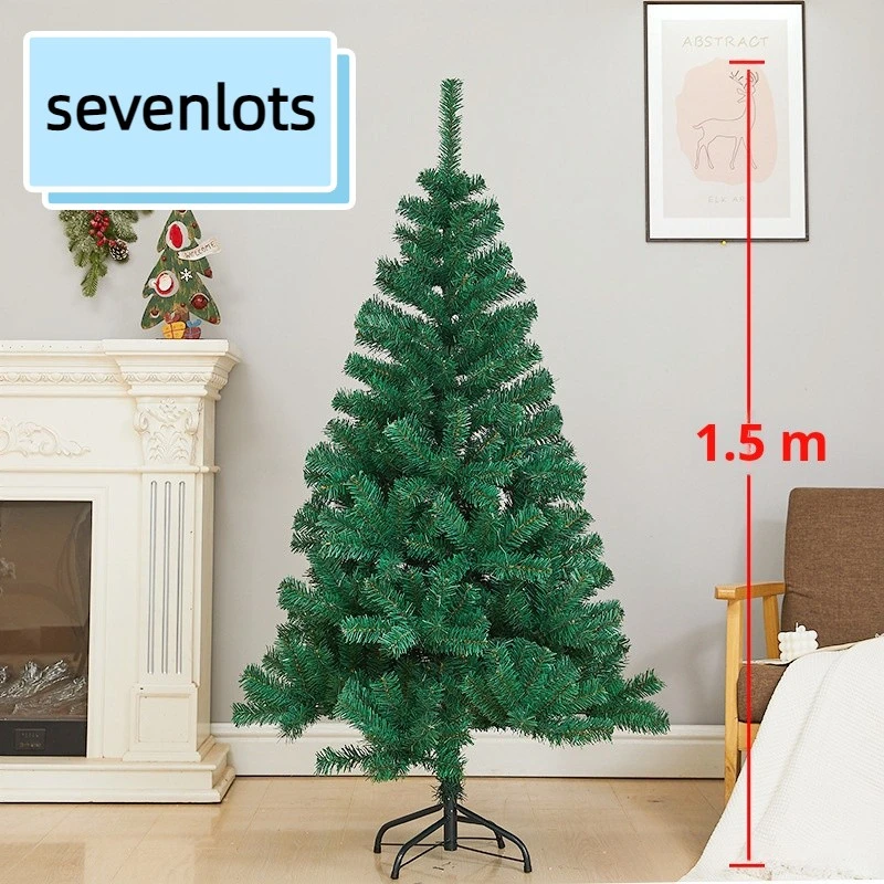 Green Christmas Tree 1.5ft 2ft 3ft 4ft 5ft 6ft 7ft 8ft 9.8ft Home Decorative Bare Tree Simulation Christmas Decoration