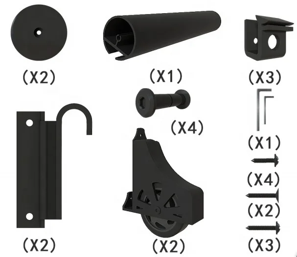 Wood Metal bookcase shelf for Living Room