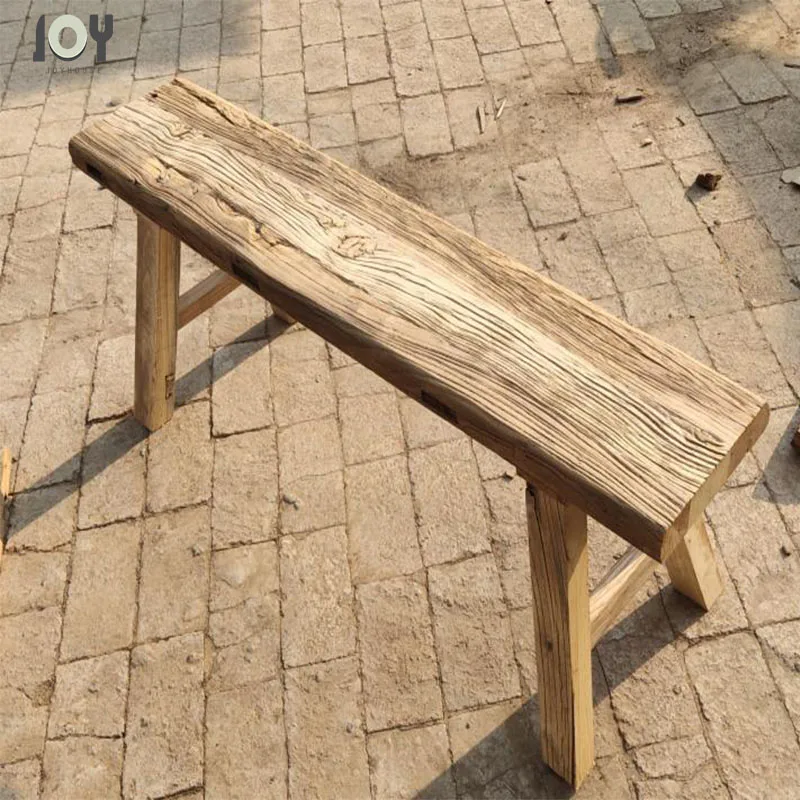 Elm wood recycled reclaimed Chinese antique vintage furniture rustic recycle wood children stool kids stool adult stool