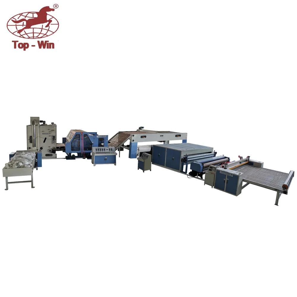 non woven home textile quilt padding production line