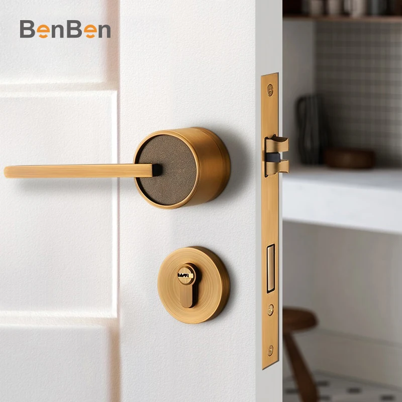 Магнитная деревянная дверная ручка замок декоративные цинковые дверные кофейные ручки рычаг индивидуальные круглые для