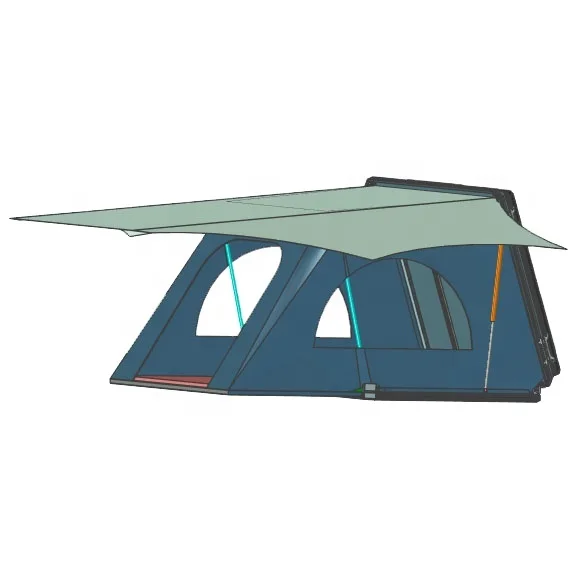 Roof Tent 4X4 off Road hard Shell Light Weight Hard Shell Roof Top Tent Car Truck Camping Top Auto Tent