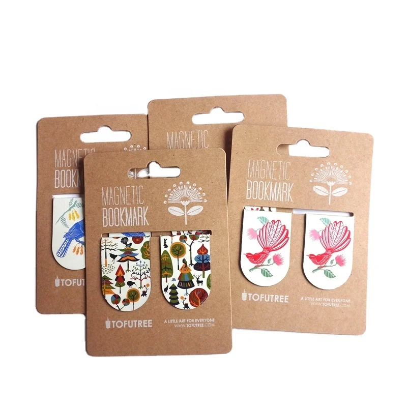 Рекламная Высококачественная Магнитная Складная магнитная закладка-книжка в исландском стиле