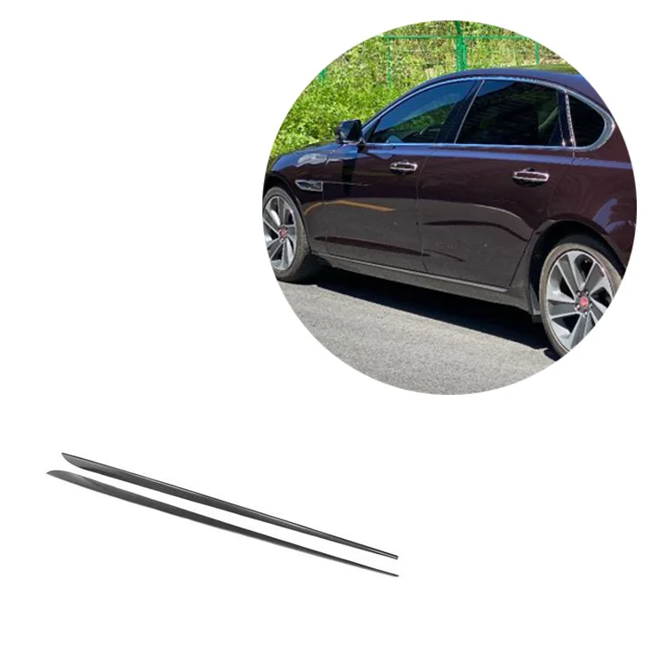 Customized Carbon fiber side skirts for Jaguar XE