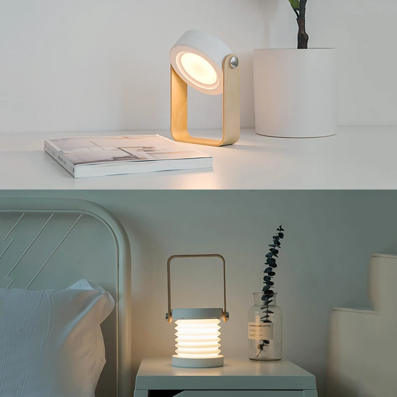 Прямая поставка с фабрики, светодиодный фонарь, Ночной светильник, Складная Настольная лампа для чтения, USB-зарядка, детский ночник