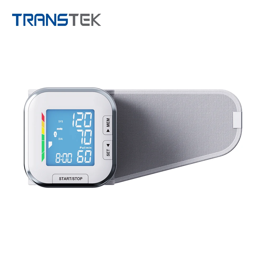 Transtek Rechargeable Wrist Bpm Health Blood Pressure Monitoring Device Digital Monitor with Usb