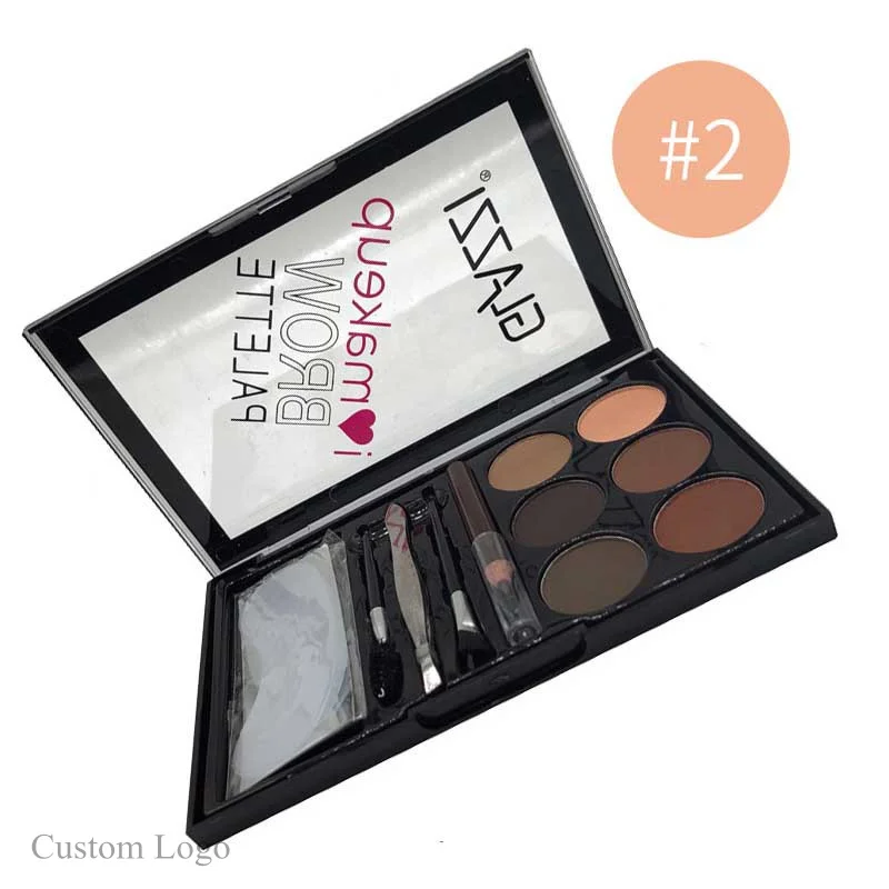 Makeup Beauty Eyebrow Powder eye brow pencil tweezer Magic Stamp Stencils Eyebrow Enhancer Palette