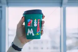 Custom logo plastic disposable juice cup and boba tea cups and yogurt cups with spoon for drink